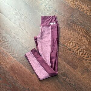 PINK Victoria's Secret Kids Leggings - Plum and Lavender